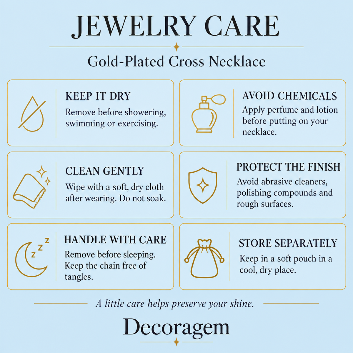 Faith & Radiance Gold-Plated Cross Necklace