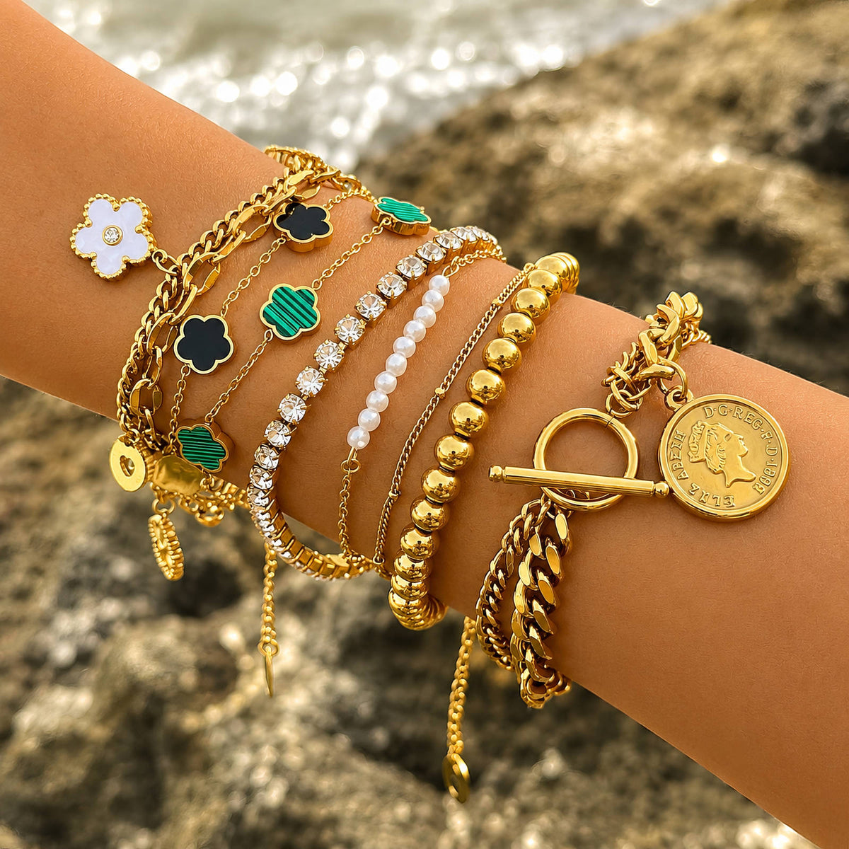 Intensity Gold-Plated Tennis Bracelet