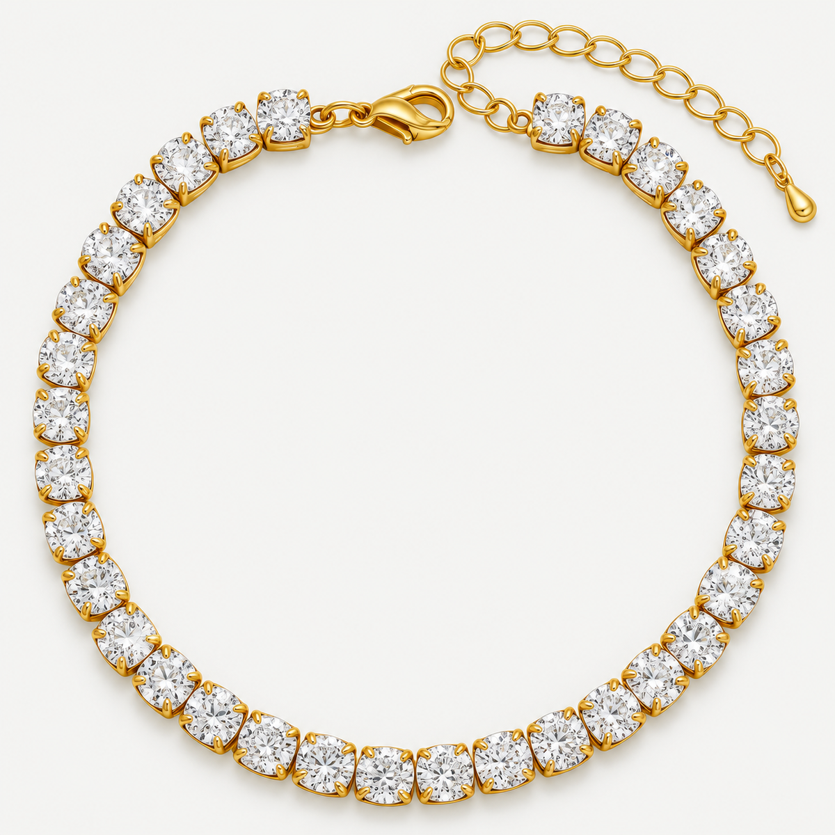 Intensity Gold-Plated Tennis Bracelet