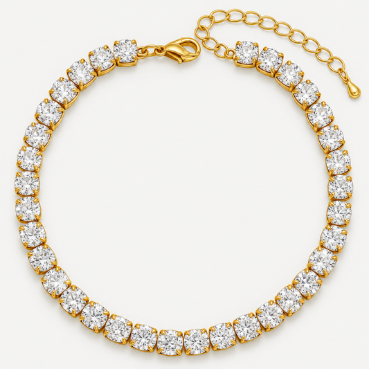 Intensity Gold-Plated Tennis Bracelet
