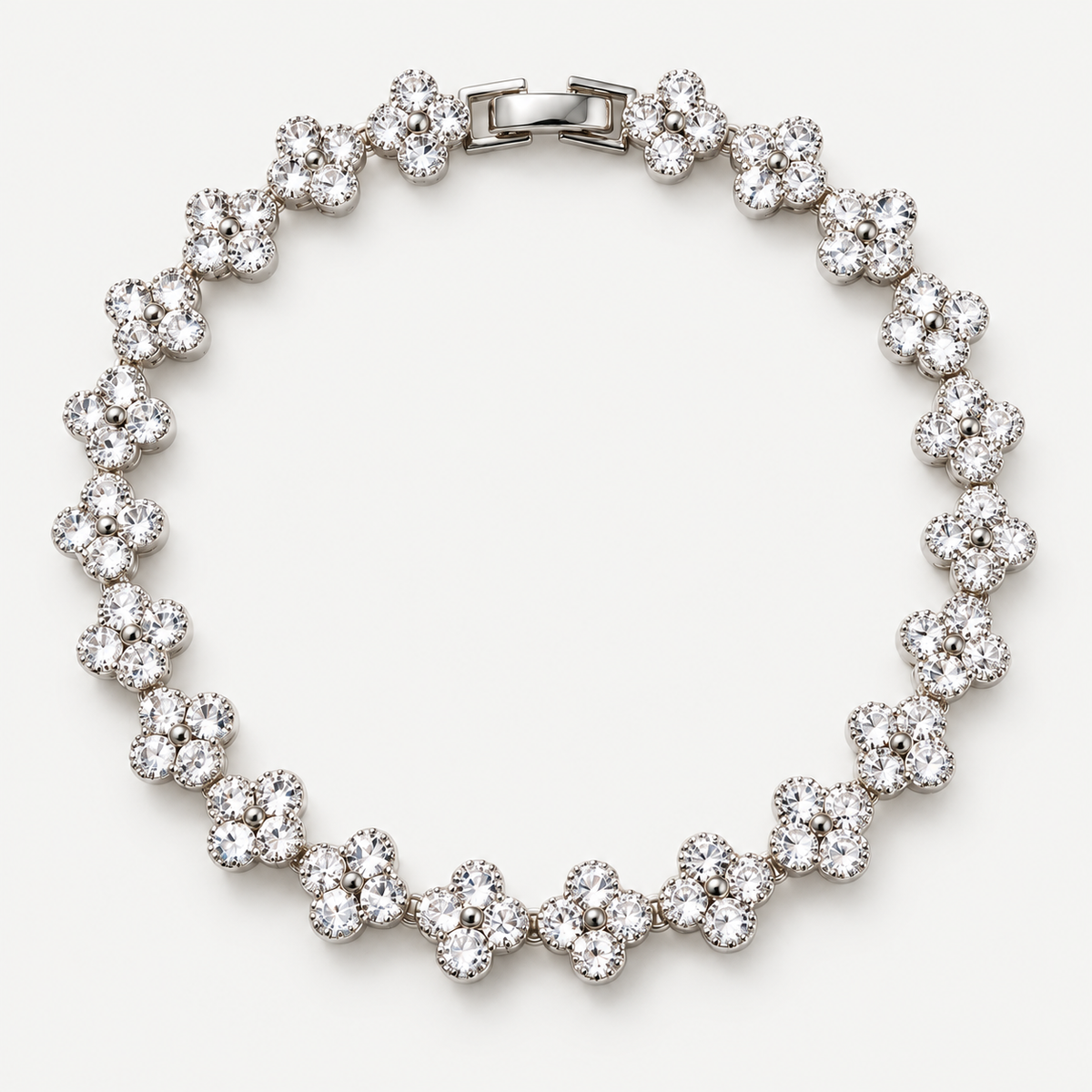 Lucky Bloom Multicolor Rhinestone Bracelet