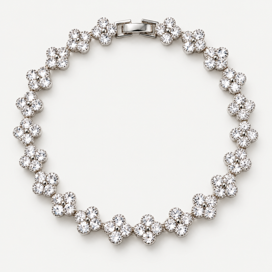 Lucky Bloom Multicolor Rhinestone Bracelet