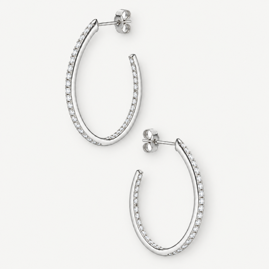 Sparkle Hoop Earrings